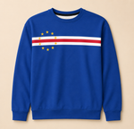 Cabo Verde Flag Unisex All-Over Sweatshirt