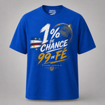 T-shirt classique unisexe - 1% de chance. 99% de fé