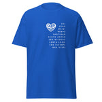 T-shirt Coeur Bleu