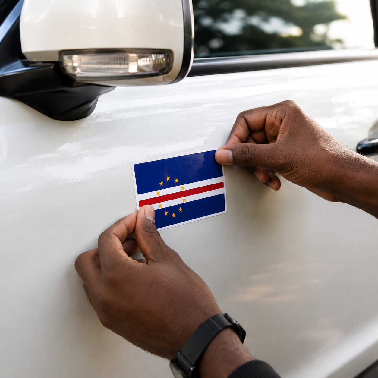 Cabo Verde Sticker - Flag Edition