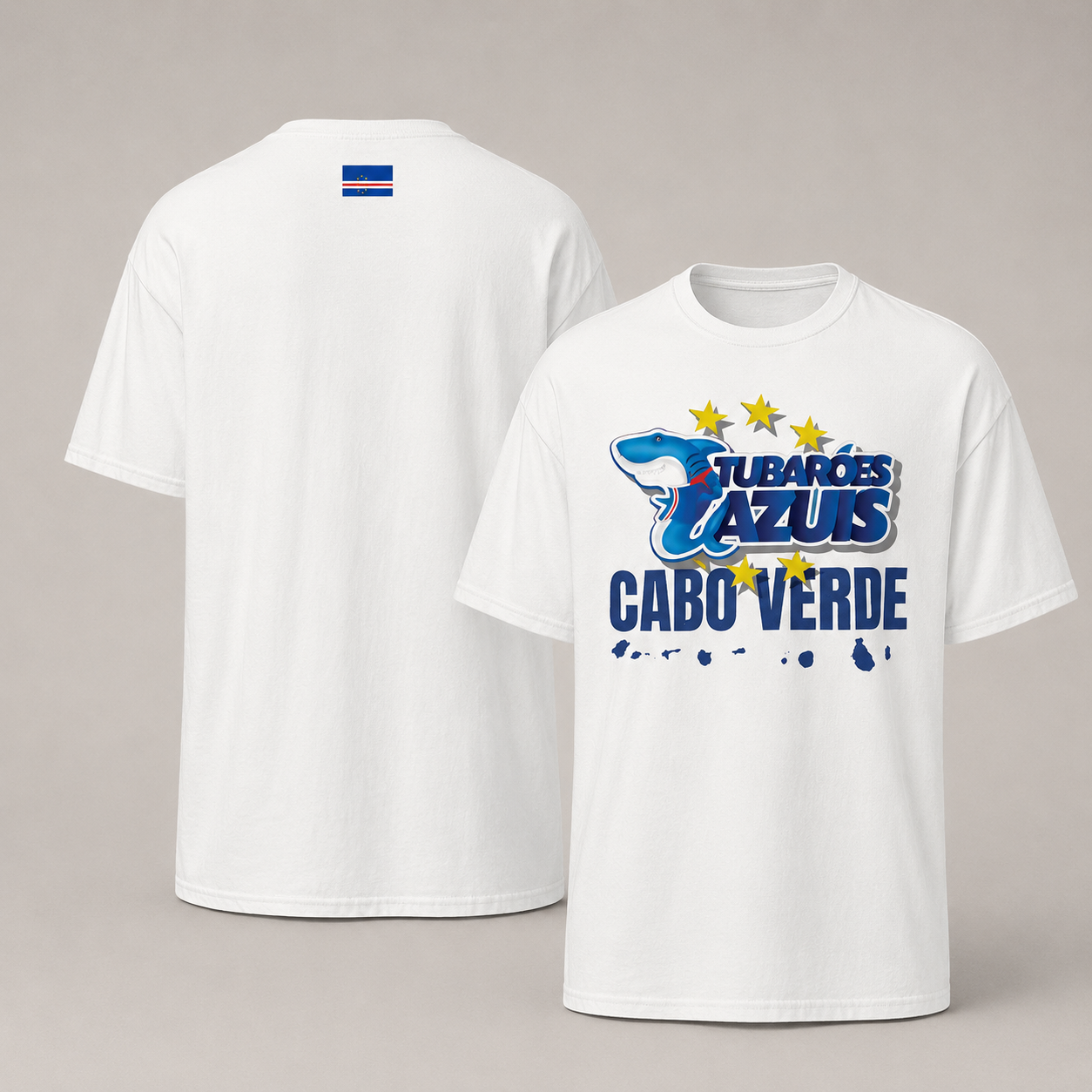 Cabo Verde T-Shirt - Tubarões Azuis