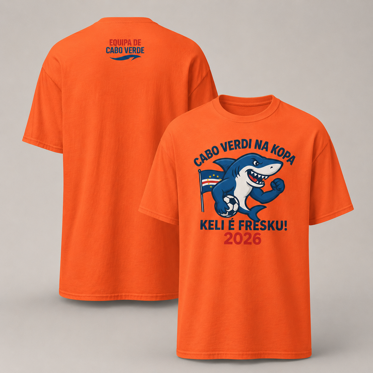 "Cabo Verde na Kopa 2026" T-shirt - Supporter Edition (Unisex)