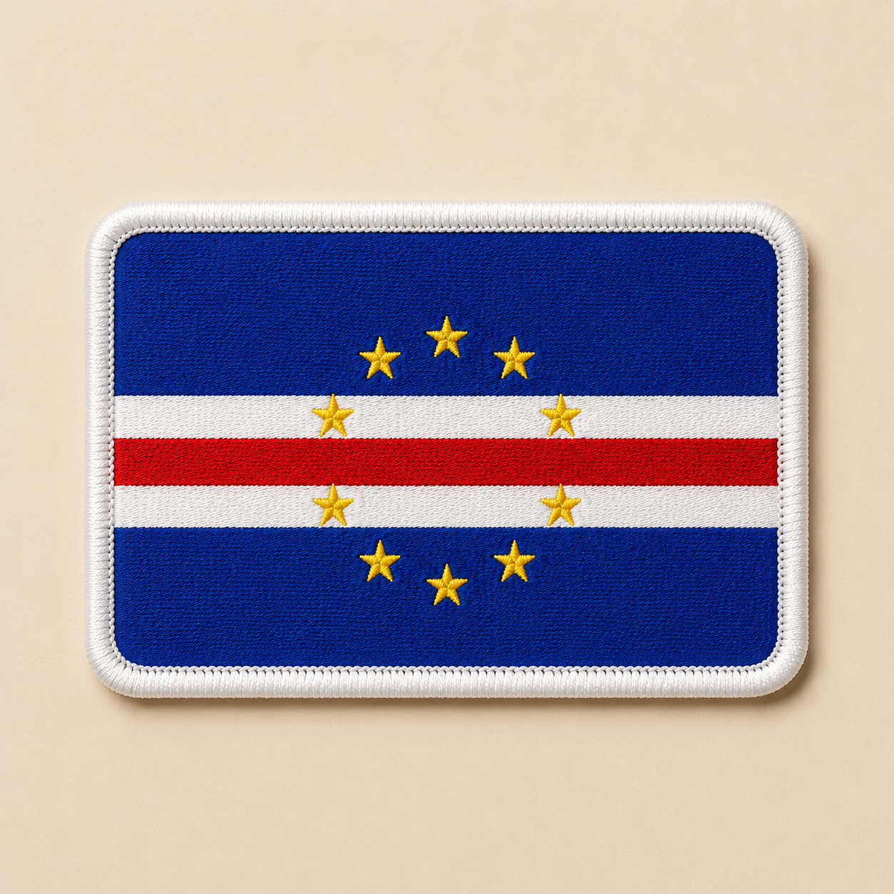 Autocollants - Drapeau Cabo Verde