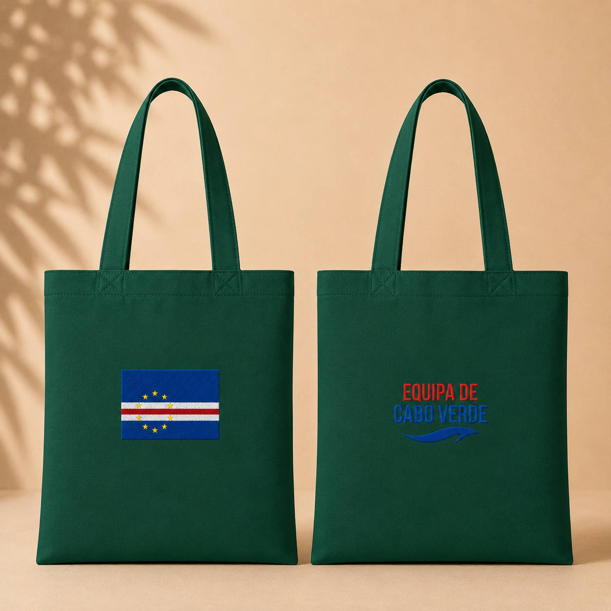 Tote bag en coton coloré - Drapeu Cabo Verde