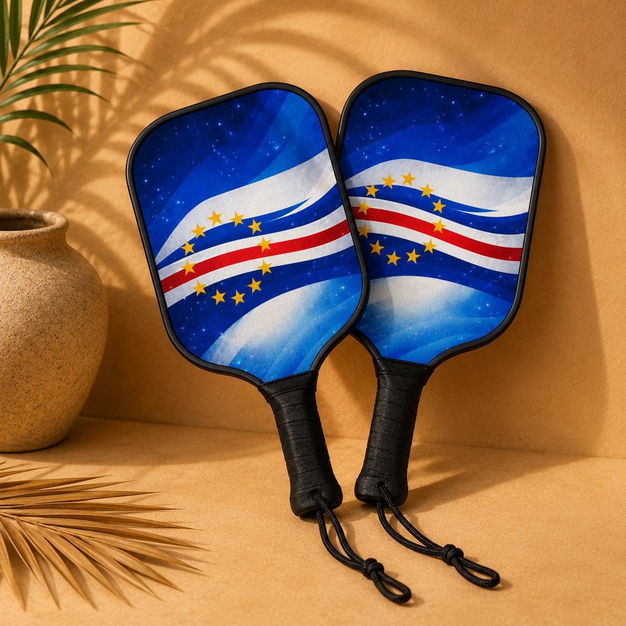 Kit de pickleball - Drapeau Cabo Verde