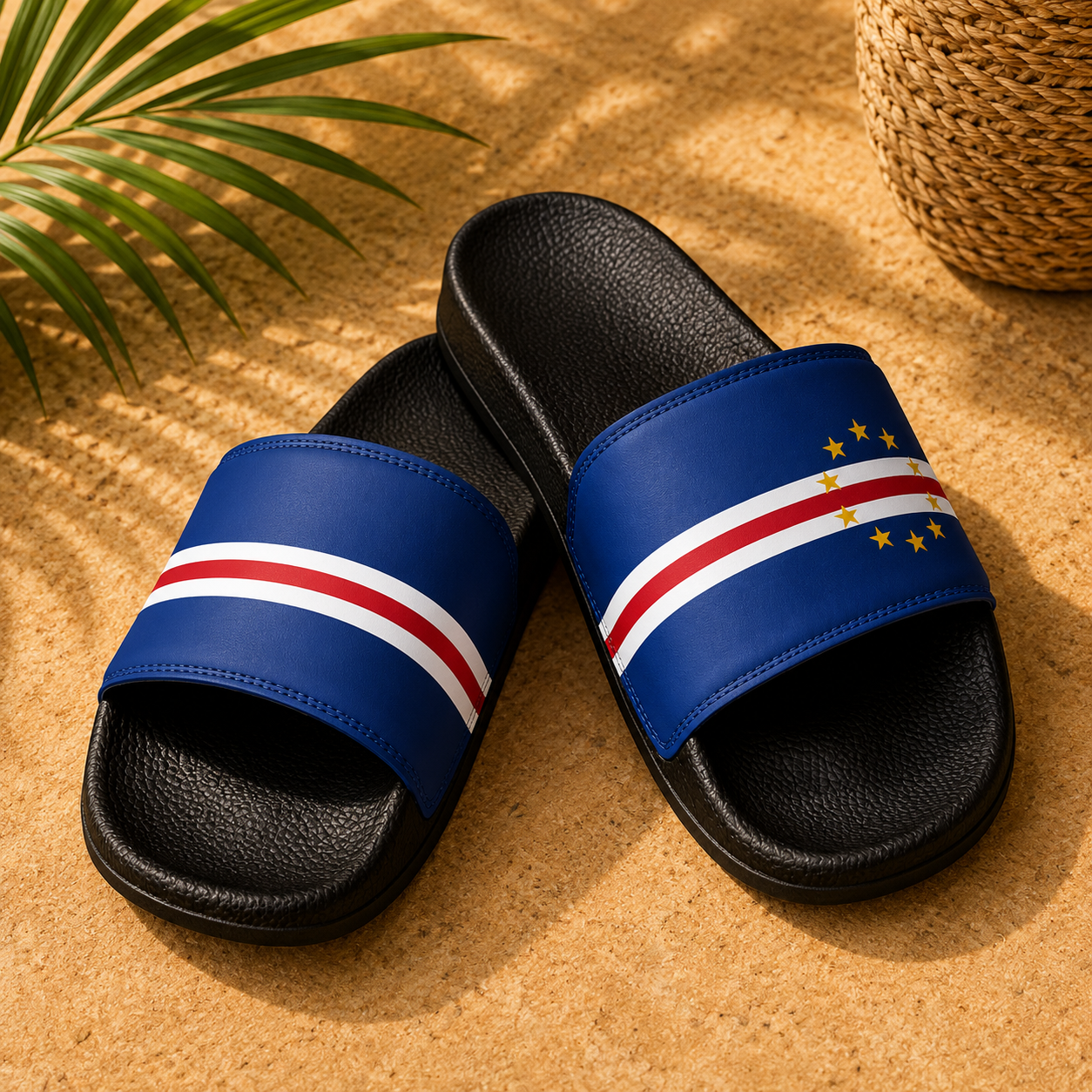 Claquettes pour femme - Drapeau Cabo Verde