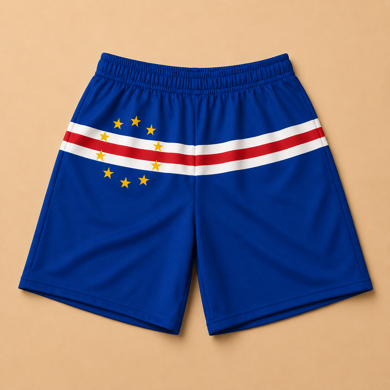 Calções Desportivos Bandeira Cabo Verde — Unissexo