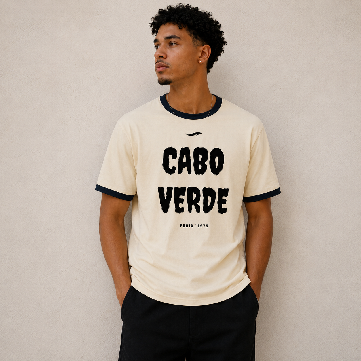 T-shirt Cabo Verde ringer unisexe