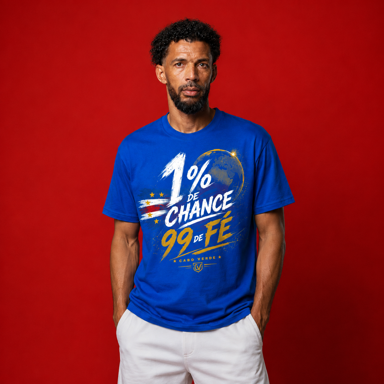 T-shirt classique unisexe - 1% de chance. 99% de fé
