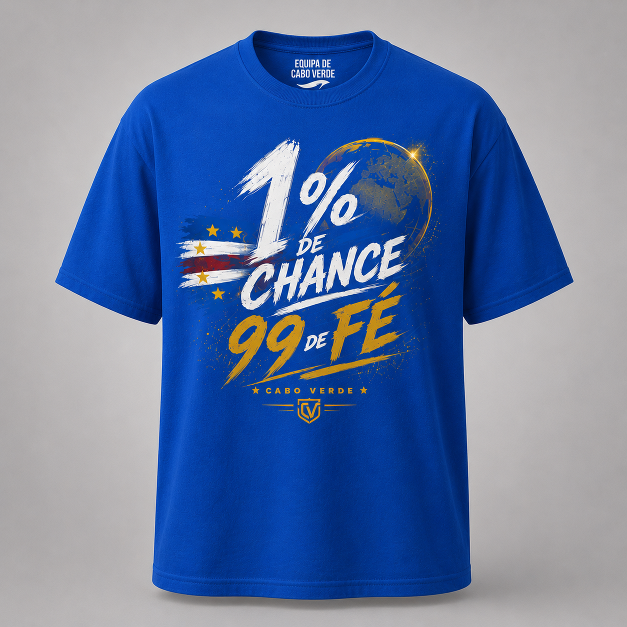 T-shirt classique unisexe - 1% de chance. 99% de fé