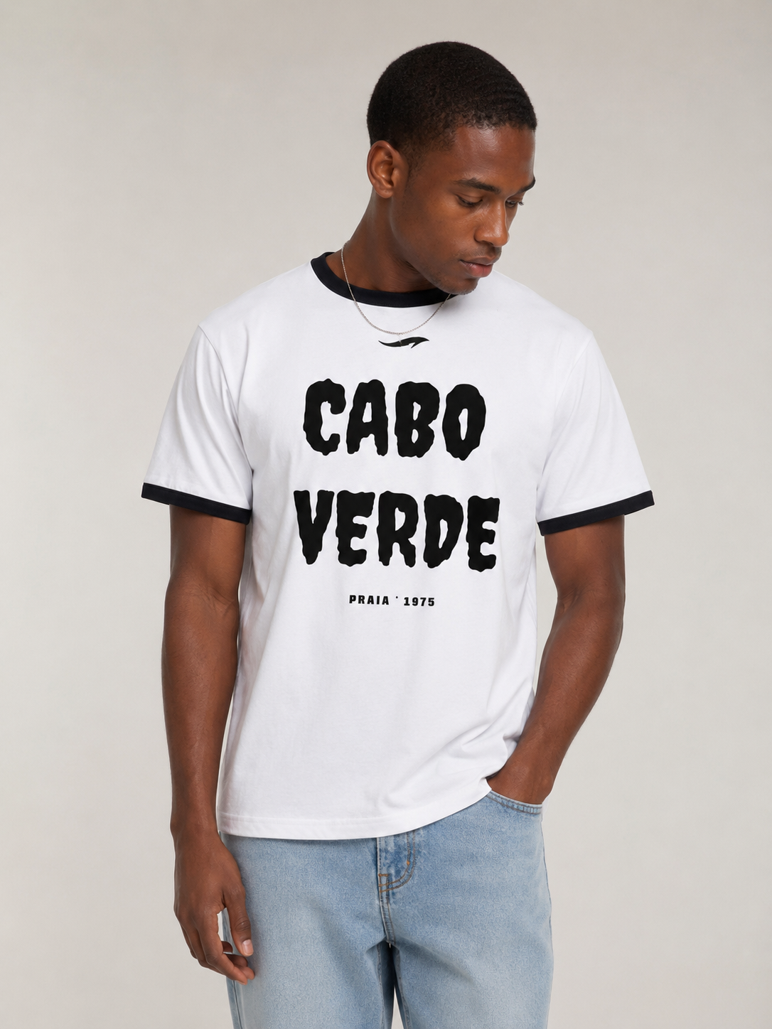 T-shirt Cabo Verde ringer unisexe